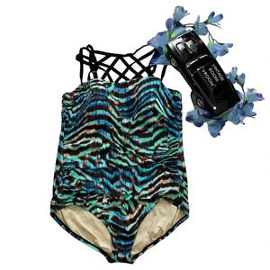 Coastal Blue NWOT One Piece Swim Suit Women 1X
